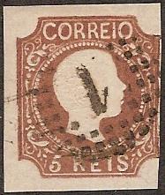 010.015.fb
CE 10
5 réis
Tipo VIII
Castanho 
(tonalidade não catalogada)
C.Pontos Nr. 1 de Lisboa

