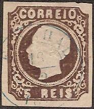 014.022.fb
Precursor da Madeira
CE 14
5 rÃ©is
Tipo IV
C.Datado (duplo cÃ­rculo) do Funchal (azul)
