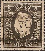 036.pl12.005.fb
CE 36
5 rÃ©is
Tipo VII
Papel Liso
Denteado 12 1/2
C.Nominativo DG-172 "FIGUEIRA / DA FOZ"
