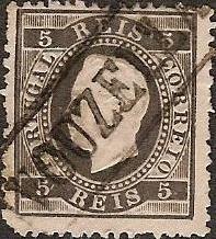 036.pl12.007.fb
CE 36
5 rÃ©is
Tipo VII
Papel Liso
Denteado 12 1/2
C.Nominativo DG-455 "VOUZELLA"
