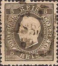 036.pl12.008.fb
CE 36
5 rÃ©is
Tipo VII
Papel Liso
Denteado 12 1/2
C.Datado GM-LSB 22 "LISBOA"
