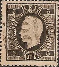 036.pl12.015.fb
CE 36
5 rÃ©is
Tipo VIII
Papel Liso
Denteado 12 1/2
C.Barras 3:2:3 Nr. 50 de Braga
