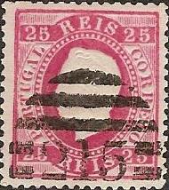040.pc12.003.fb
CE 40
25 rÃ©is
Tipo X
P.Costelado (verso)
Dent. 12 1/2
C.Barras 3:2:3 Nr. 215 de LoulÃ©
