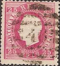 040.pc12.005.fb
CE 40
25 rÃ©is
Tipo XII
P.Costelado (verso)
Dent. 12 1/2
C.Barras 3:2:3 Nr. 46 do Porto
