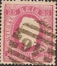 040.pc12.006.fb
CE 40
25 rÃ©is
Tipo XIV
P.Costelado (verso)
Dent. 12 1/2
C.Barras 3:2:3 Nr. 46 do Porto

