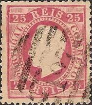 040.pl12.025.fb
CE 40
25 rÃ©is
Tipo XI
P.Liso
Dent. 12 1/2
C.Barras 3:2:3 Nr. 197 de Ã‰vora
