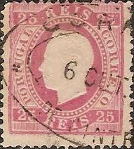 040.pl12.029.fb
CE 40
25 rÃ©is
Tipo XIV
P.Liso
Dent. 12 1/2
C.Datado (dupla oval) de Sintra
