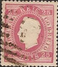 040.pl12.032.fb
CE 40
25 rÃ©is
Tipo XVI
P.Liso
Dent. 12 1/2
C.Barras 3:2:3 Nr. 1 de Lisboa
