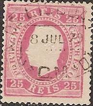 040.pl13.021.fb
CE
25 rÃ©is
Tipo XIV
P.Liso
Dent. 13 1/2
C.Amb.Postal (oval)
