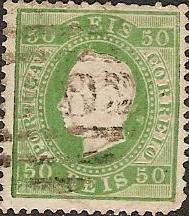 041.PC12.001.fb
CE 41
50 rÃ©is
Tipo I
Papel Costelado (verso)
Dent. 12 1/2
C.Barras 3:2:3 Nr. 46 do Porto

