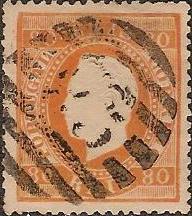 042.PL13.002.fb
CE 42
80 rÃ©is
Tipo I
P.Liso
Dent. 13 1 /2
C.Barras 3:2:3 Nr. 25 da Moita

