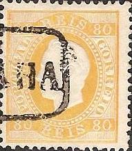 042.PP12.001.fb
CE 42
80 rÃ©is
Tipo I
P.Porcelana
Dent. 12 1 /2
C.Nominativo DG-97 "CAMINHA"
