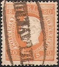 042.pl13.003.iv
CE 42
80 rÃ©is
Tipo II
P. Liso
Dent. 13 1/2
C. Nominativo DG-446 "VILLAVERDE"
