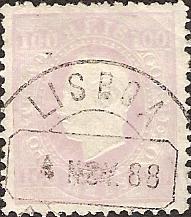 043.PP12.014
CE 43
100 rÃ©is
Tipo III
P.Porcelana
Dent. 12 1/2
C.Datado (circular) de Lisboa

