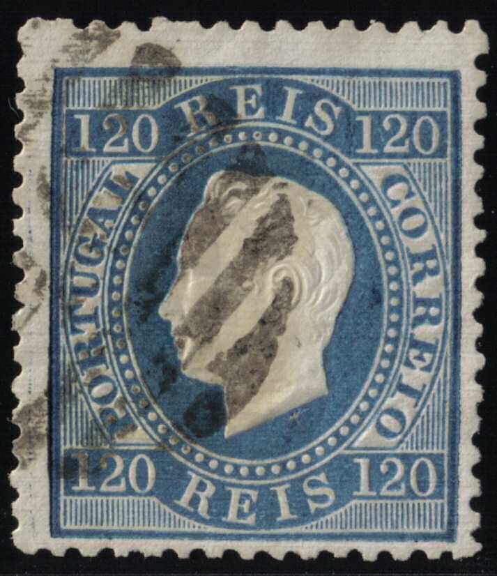 044.PCf12.002.jc
CE 44
120 rÃ©is
P.Costelado (verso)
Dent. 12 1/2
C.Barras 3:2:3 Nr. 46 do Porto
