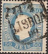 050.PL13.006.fb
CE 50
50 rÃ©is
Tipo II
P.Liso
Dent. 13 1/2
C.Datado GM.LSB 22 "LISBOA"
