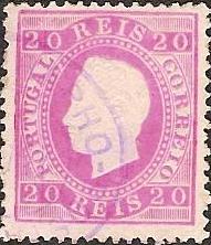 066.PP12.007.fb
CE 66
20 rÃ©is
Tipo VII
P.Porcelana
Dent. 12 1/2
C.Telegrafia (oval) "CALHARIZ" (lilÃ¡s)
