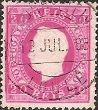 066.PP13.004.fb
CE 66
20 rÃ©is
Tipo VII
P.Porcelana
Dent. 13 1/2
C.Datado (circular) de LoulÃ©
