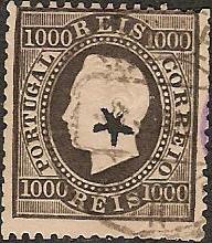 067.PL12.004.fb
CE 67
1000 rÃ©is
P.Liso
Dent. 12 1/2
P.Telegrafia (estrela) e
C.Datado (circular) do Porto
