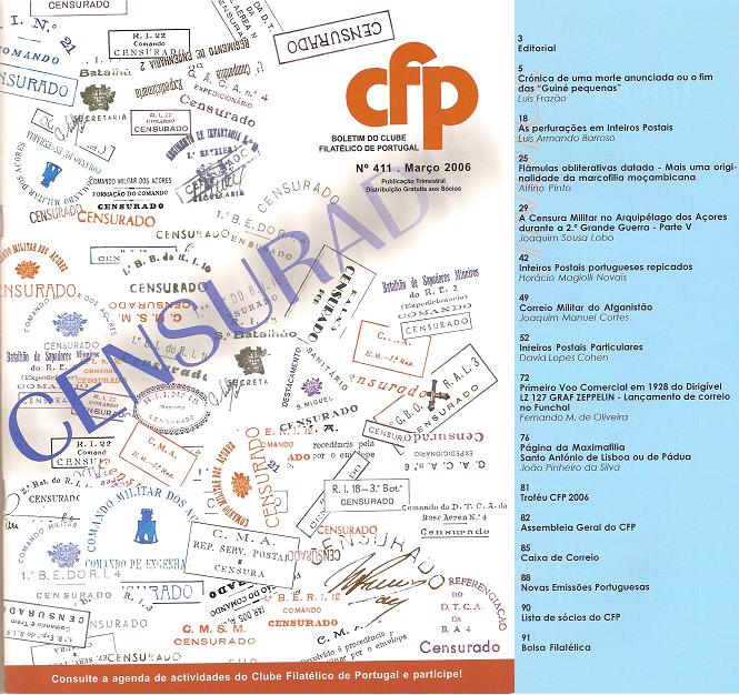 Boletim do CFP NÂ°411
MarÃ§o 2006
