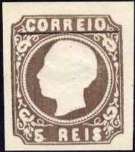 CE 14
ReimpressÃ£o de 1885
Castanho-escuro
Tipo III
TraÃ§o 18 mm
