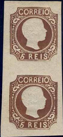 CE 10
ReimpressÃ£o de 1863
Castanho-bistre
Tipo I

