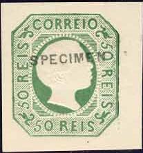 CE 8
ReimpressÃ£o de 1885
Verde
Sobrecarga SPECIMEN

