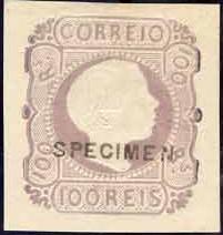 ce 9
ReimpressÃ£o de 1885
Sobrecarga SPECIMEN
