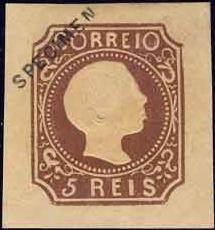 CE 5
ReimpressÃ£o de 1905
Castanho-escuro
Tipo VIII
Sobrecarga SPECIMEN
