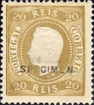 CE 29
ReimpressÃ£o de 1885
Denteado 13 1/2
Sobrecarga SPECIMEN
