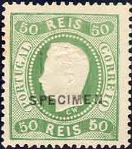 CE 31
ReimpressÃ£o de 1885
Denteado 13 1/2
Sobrecarga SPECIMEN

