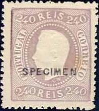 CE 35
ReimpressÃ£o de 1885
LilÃ¡s-vivo
Denteado 13 1/2
Sobrecarga SPECIMEN

