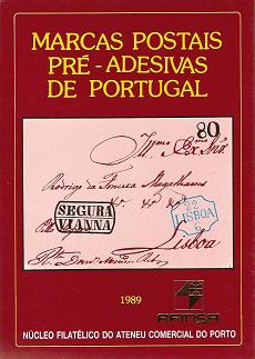 MARCAS POSTAIS PRÃ‰-ADESIVAS de PORTUGAL
Autores: A. Guedes de MagalhÃ£es 
e M. Andrade e Sousa
OrientaÃ§Ã£o TÃ©cnica: NFACP
Editor: Afinsa
Ano: 1989
295 pÃ¡ginas
